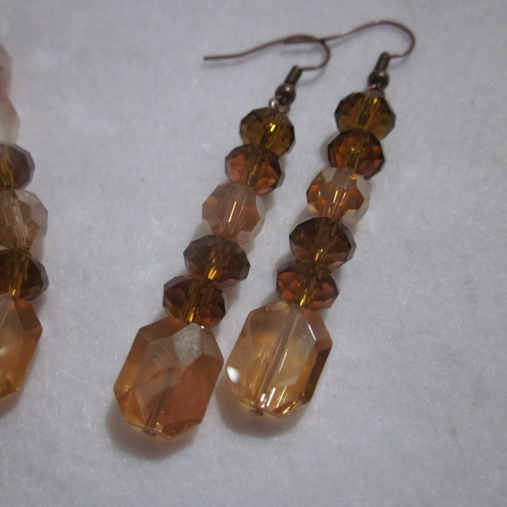 Multi Brown Bracelet / Earring Set. - image 3